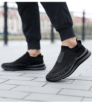 Men's Breathable Slip-On Running Sneakers