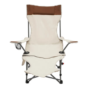 2PCS Adjustable Reclining Camping Chairs