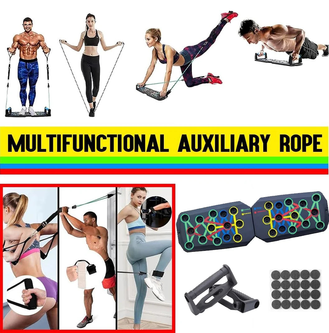Portable Foldable Push-Up Board Set – Multifunction Fitness Tool