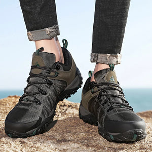 HIKEUP Men’s Non-Slip Breathable Hiking Shoes