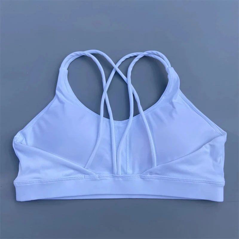 Women’s Solid Color High-Strength Sports Bra