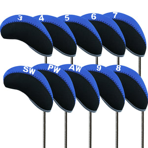 Golf Iron Head Covers 10pcs Set