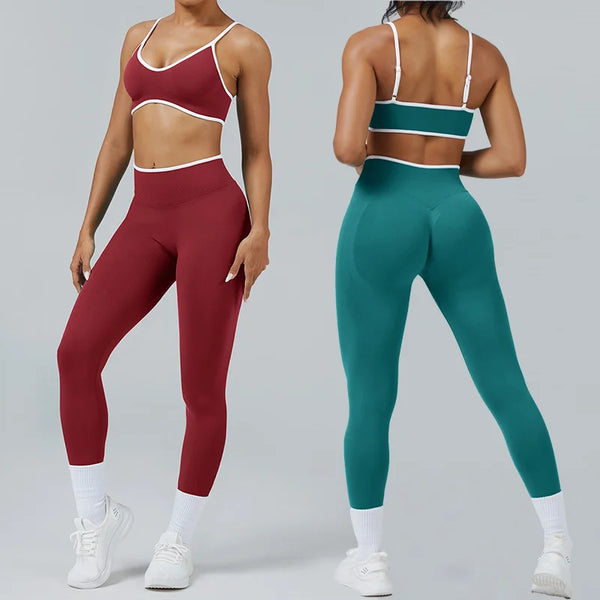 Seamless High-Waist 2-Piece Workout Set