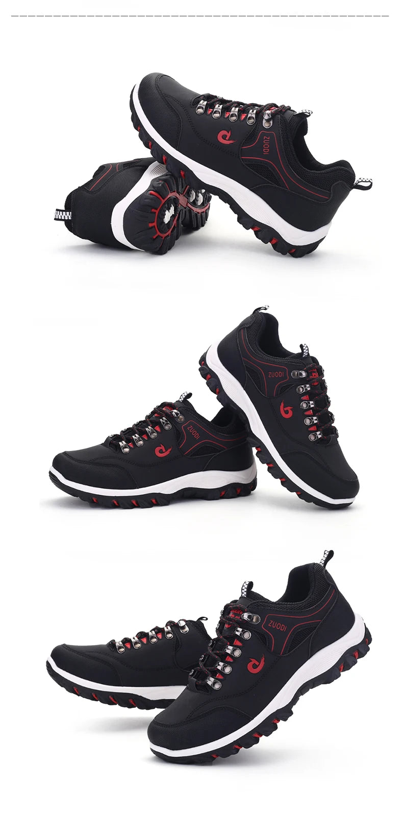 Men’s Waterproof Leather Hiking & Tactical Shoes