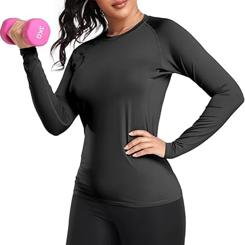 Women’s Long Sleeve Compression Workout Shirt