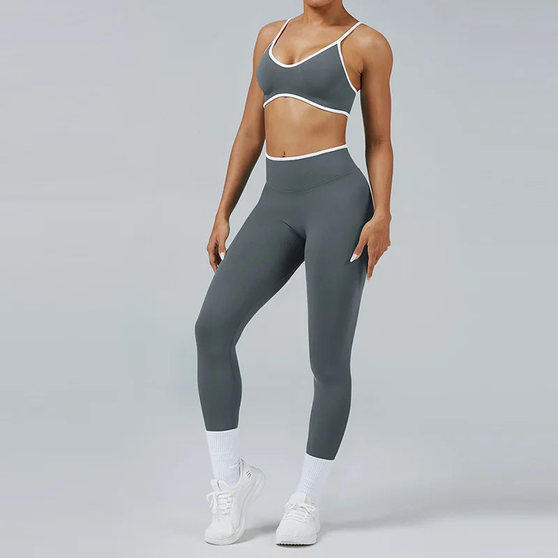 Seamless High-Waist 2-Piece Workout Set