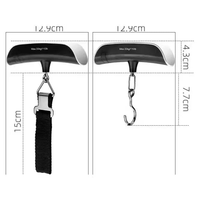 Digital LCD Display Luggage Hanging Scale