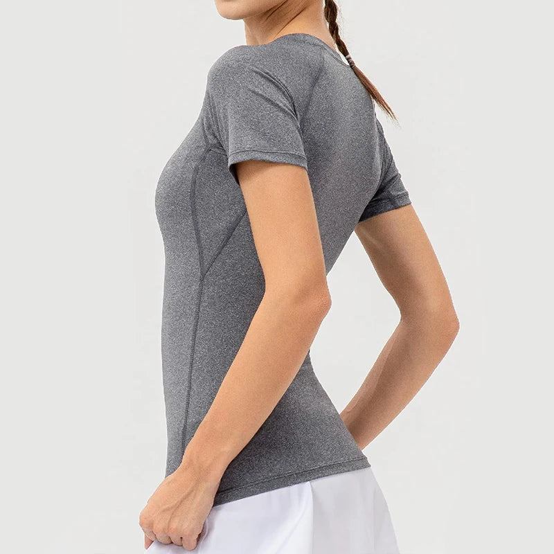 Women’s Short Sleeve Compression Workout Shirt