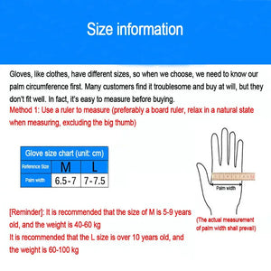 Kids Half Finger Cycling Gloves