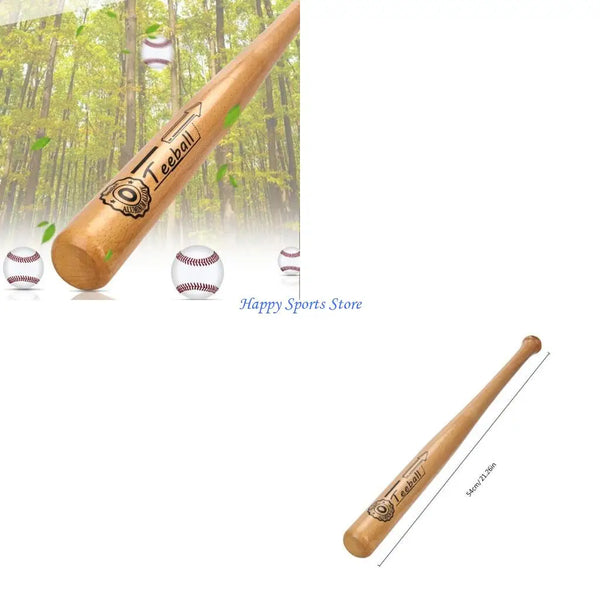 Hardwood Baseball Bat with Comfortable Grip