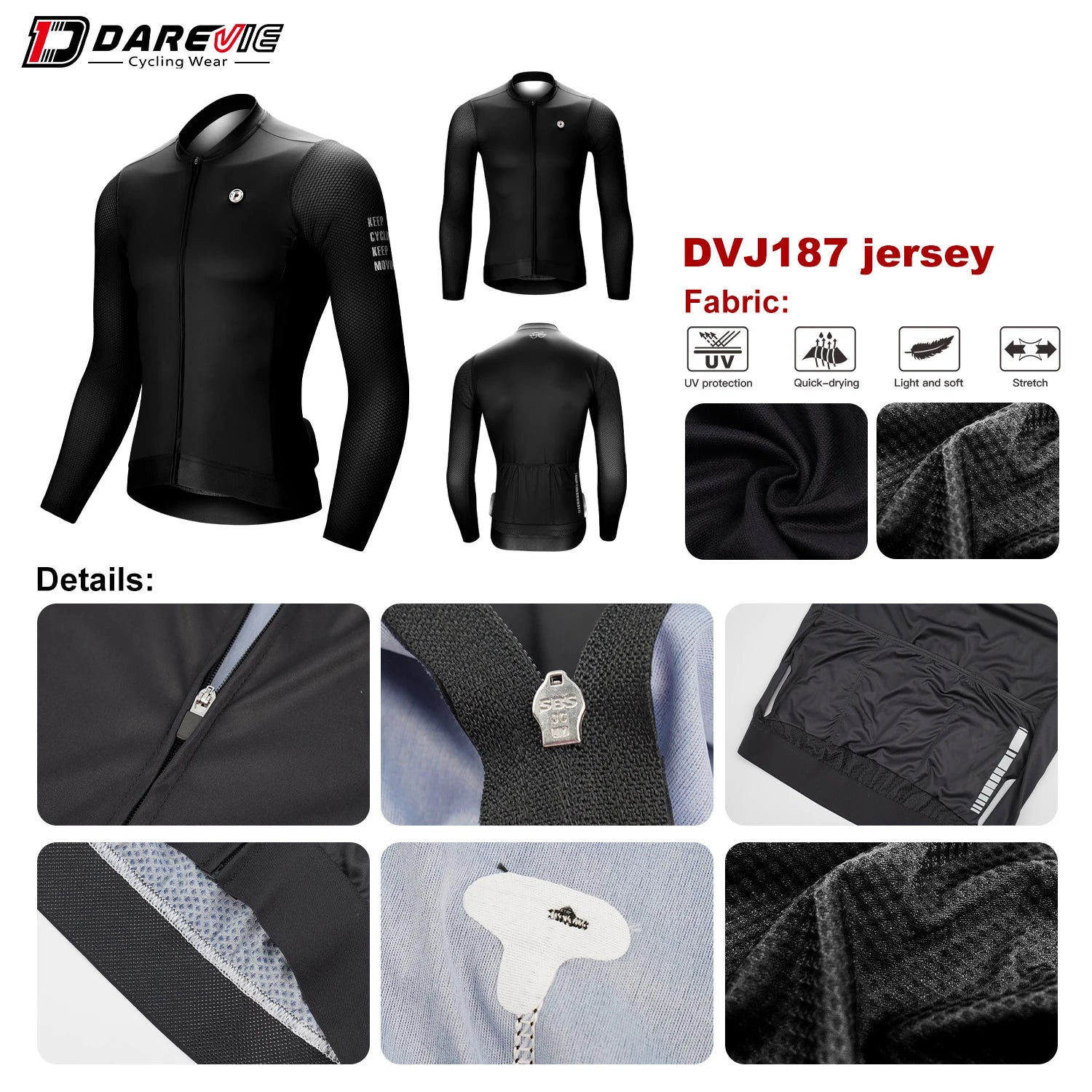 DAREVIE Men’s Cycling Jersey 2024