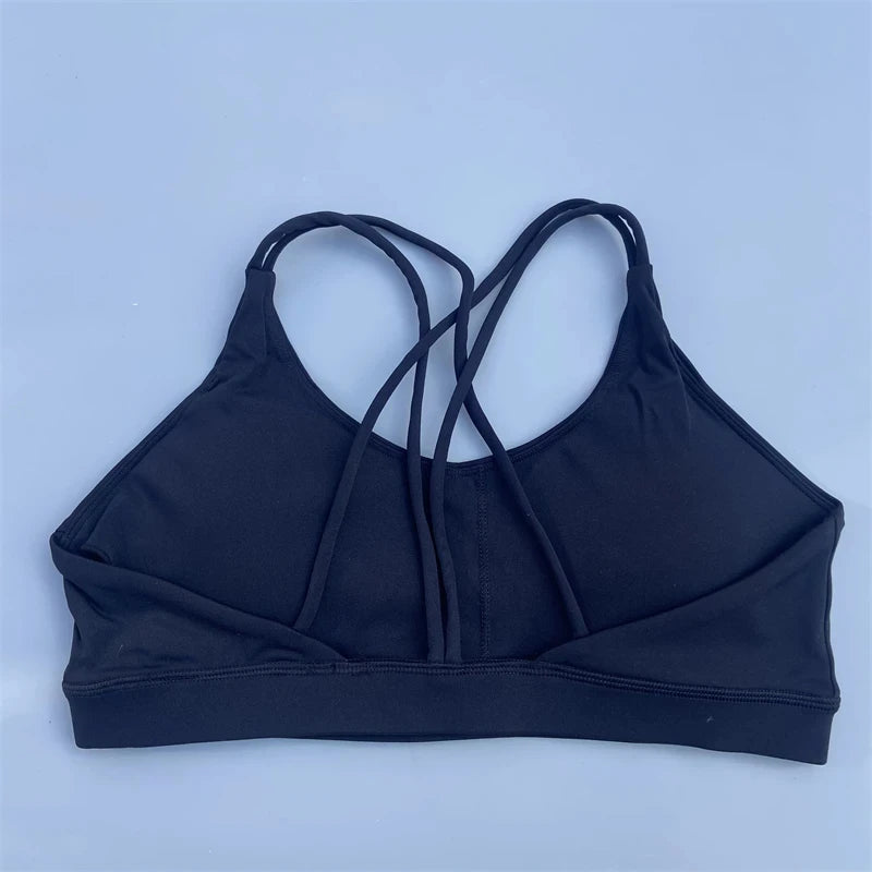 Women’s Solid Color High-Strength Sports Bra