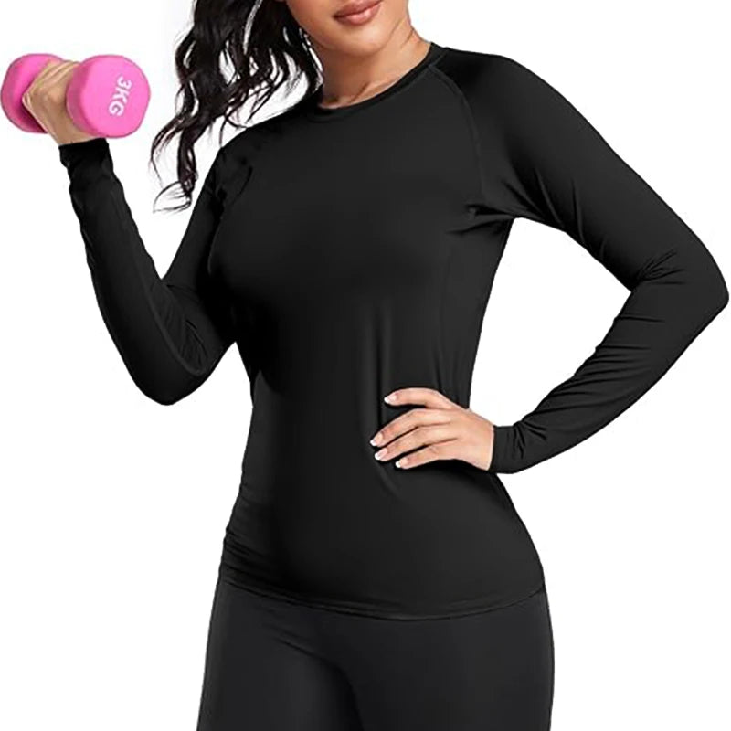 Women’s Long Sleeve Compression Workout Shirt