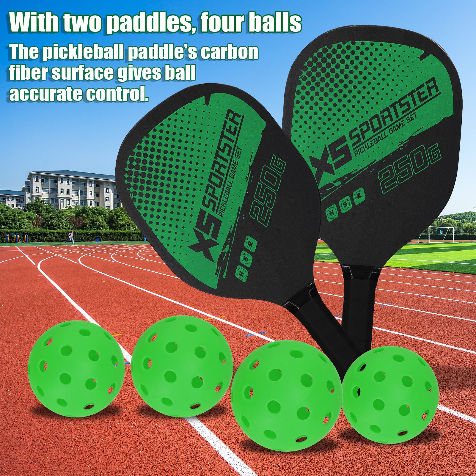 Pickleball Rackets Set