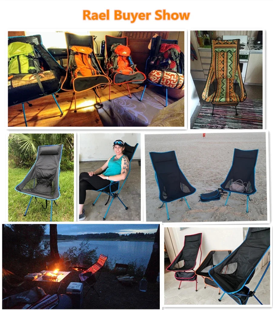 Ultralight Folding Camping Chair – Portable & Detachable