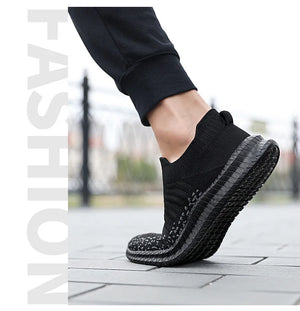 Men's Breathable Slip-On Running Sneakers