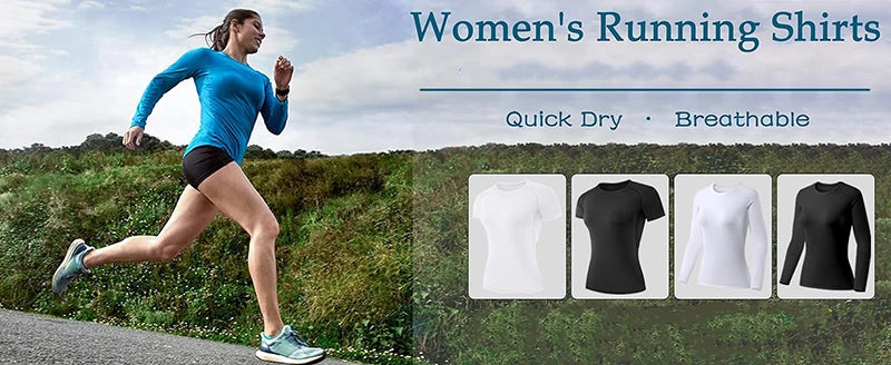 Women’s Long Sleeve Compression Workout Shirt