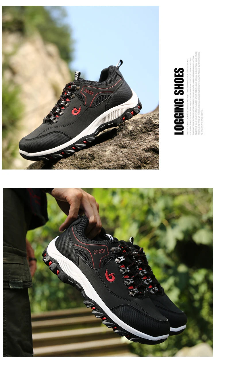 Men’s Waterproof Leather Hiking & Tactical Shoes