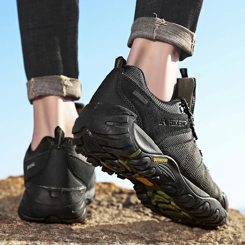HIKEUP Men’s Non-Slip Breathable Hiking Shoes
