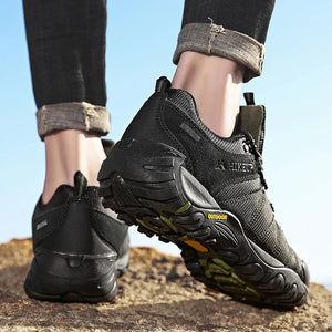 HIKEUP Men’s Non-Slip Breathable Hiking Shoes