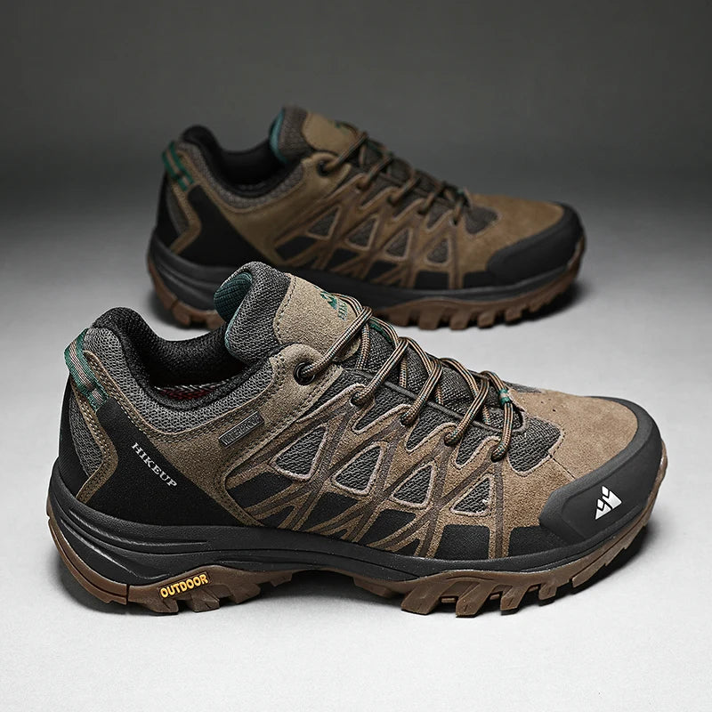 HIKEUP Men’s Breathable Hiking Shoes