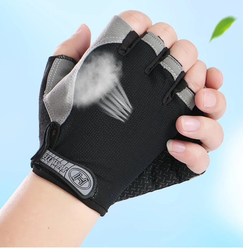 Unisex Fingerless Motorcyclist Gloves