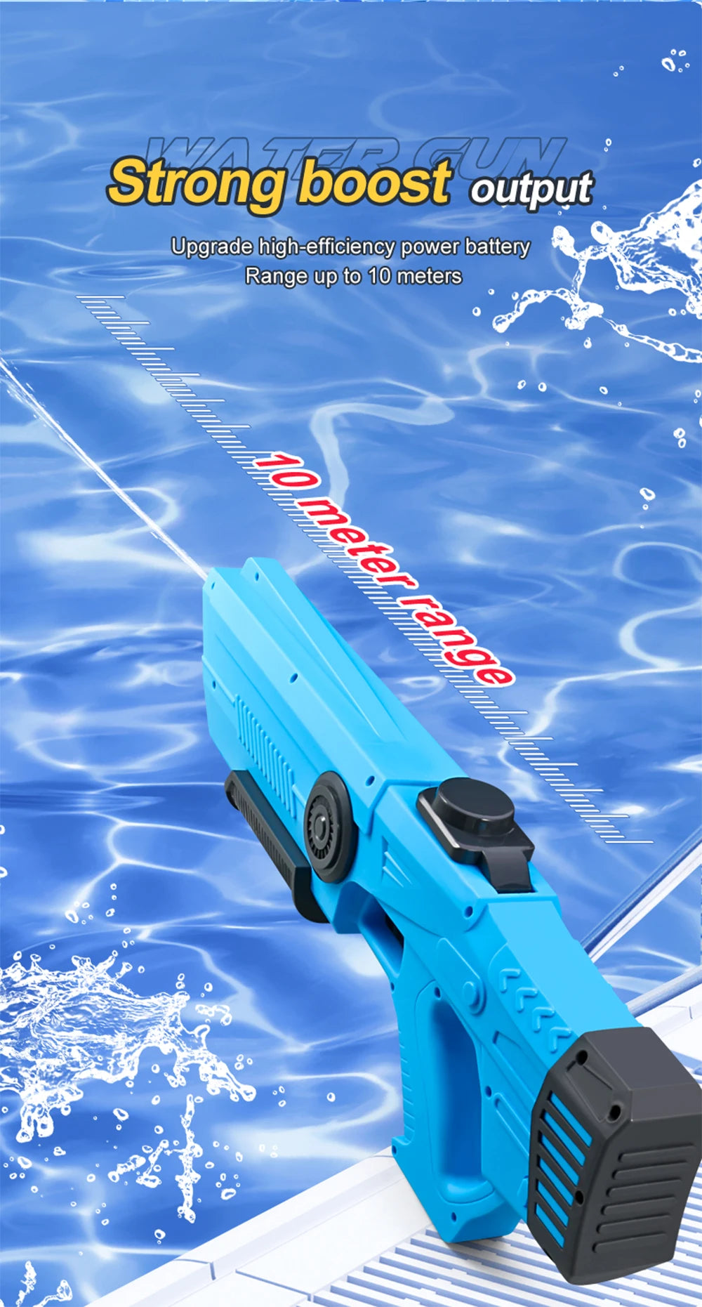 Electric Automatic Water Storage Gun Toys