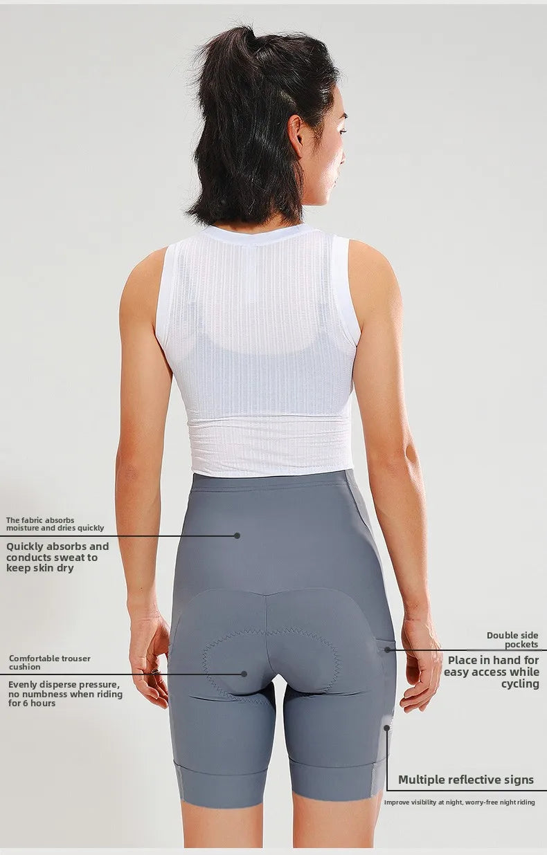 Lameda Women’s Quick-Dry Cycling Shorts with Pockets