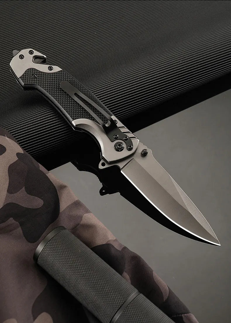 Outdoor Tactical Folding Survival Knife