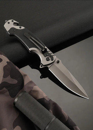 Outdoor Tactical Folding Survival Knife