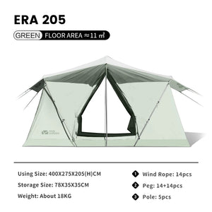 Mobi Garden ERA205 Cotton Glamping Tent – 3-Person