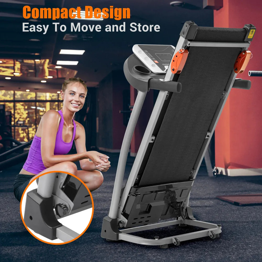 Easy Folding Electric Treadmill – 2.5HP for Home Use
