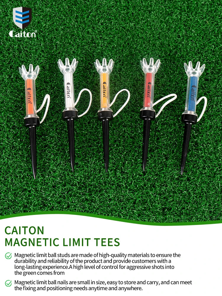 Improve Your Golf Game with the Caiton 5pcs Magnetic Plastic Golf Tee Set