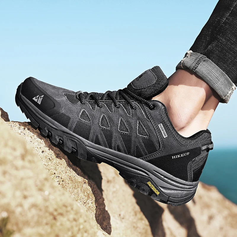 HIKEUP Men’s Breathable Hiking Shoes
