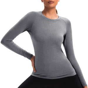 Women’s Long Sleeve Compression Workout Shirt