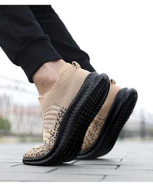 Men's Breathable Slip-On Running Sneakers