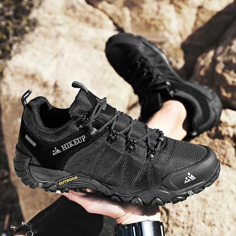 HIKEUP Men’s Non-Slip Breathable Hiking Shoes