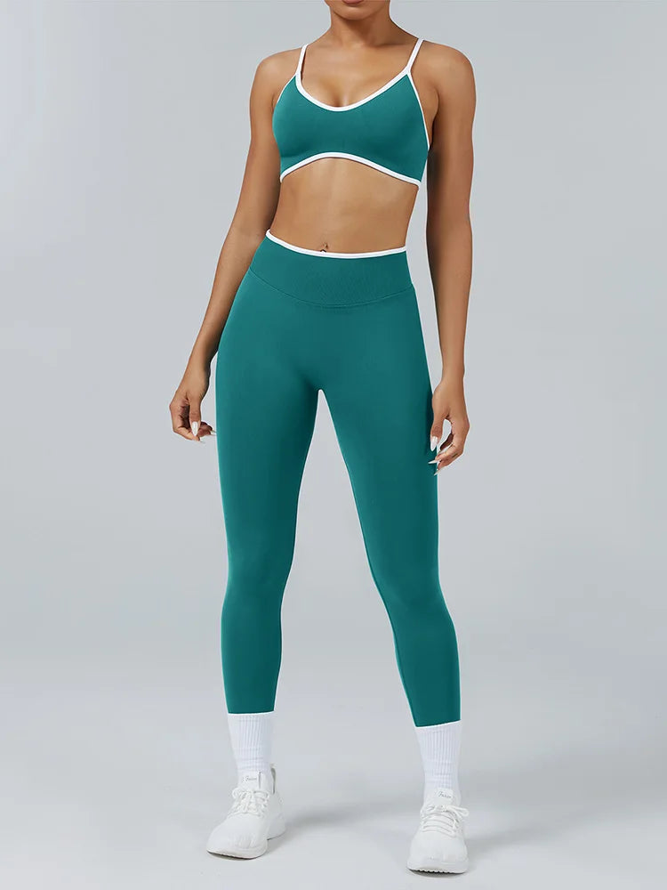 Seamless High-Waist 2-Piece Workout Set