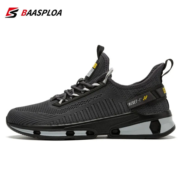 Baasploa Men's Breathable Knit Walking Sneakers