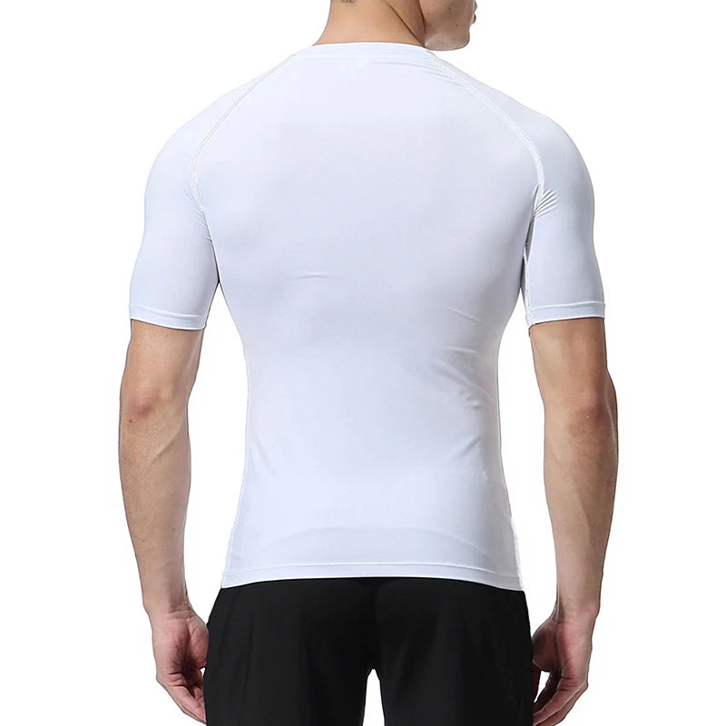 Men’s Printed Compression Workout Shirt