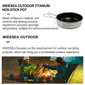 Widesea Titanium Camping Cookware Set