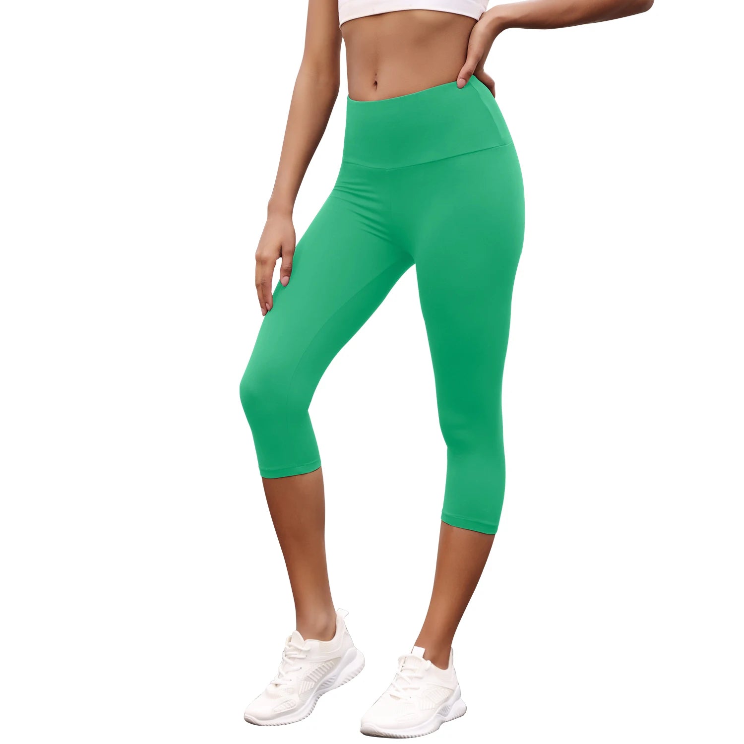 Women’s High-Waisted Capri Workout Leggings