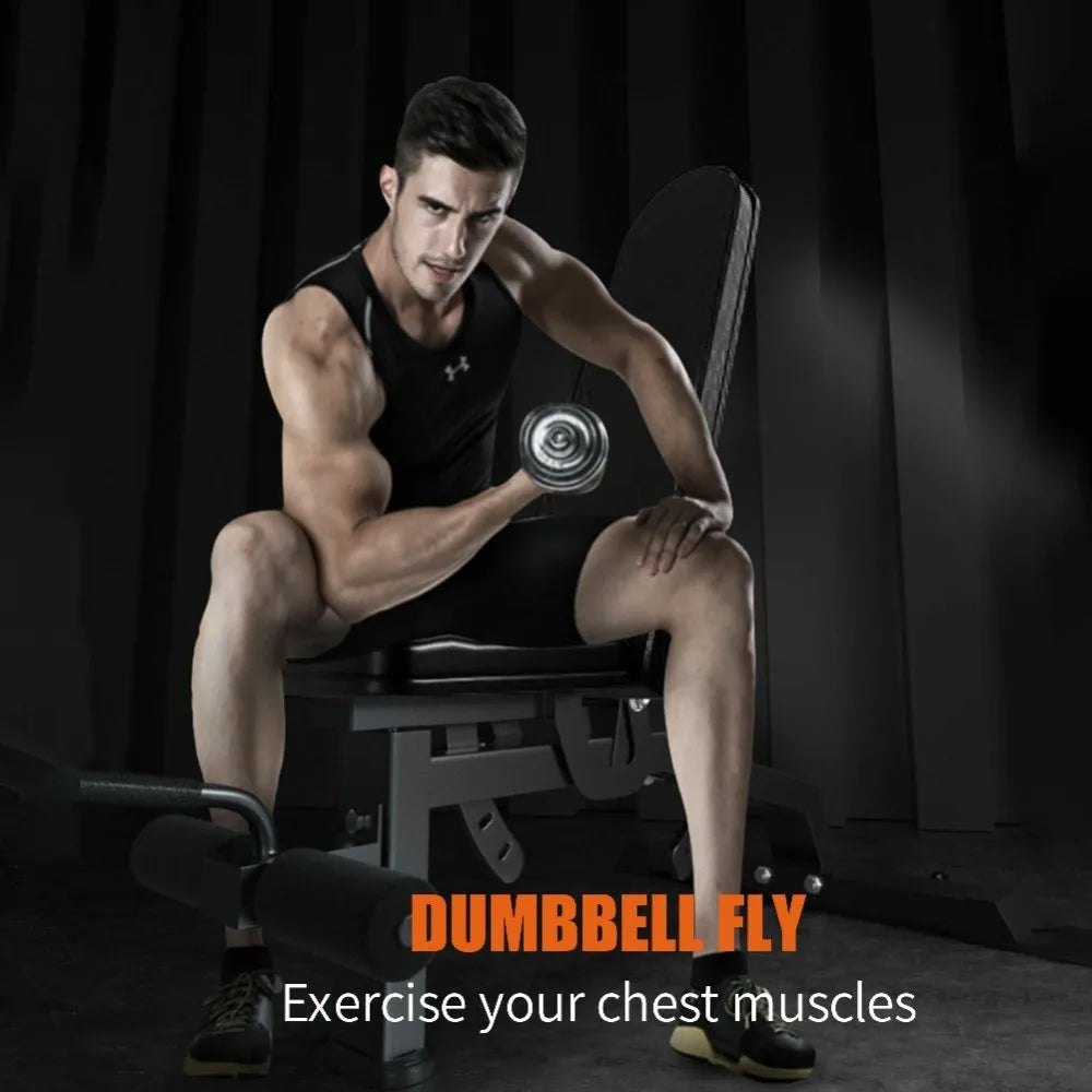 Foldable Adjustable Weight Bench – Full Body Strength Training