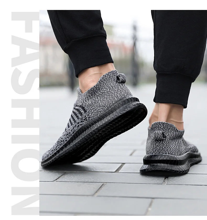 Men's Breathable Slip-On Running Sneakers