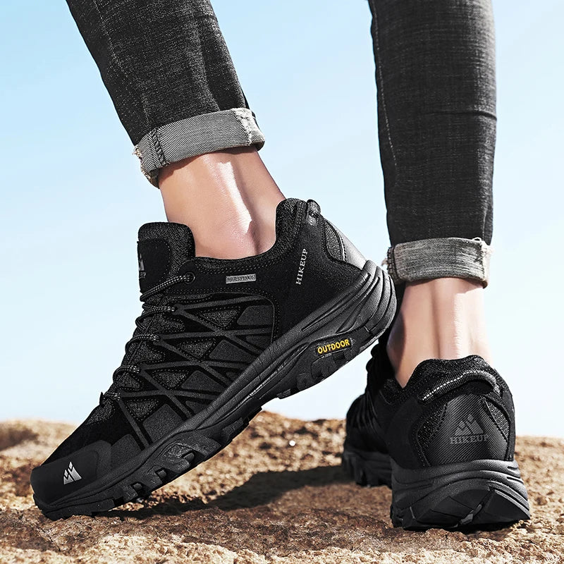 HIKEUP Men’s Breathable Hiking Shoes