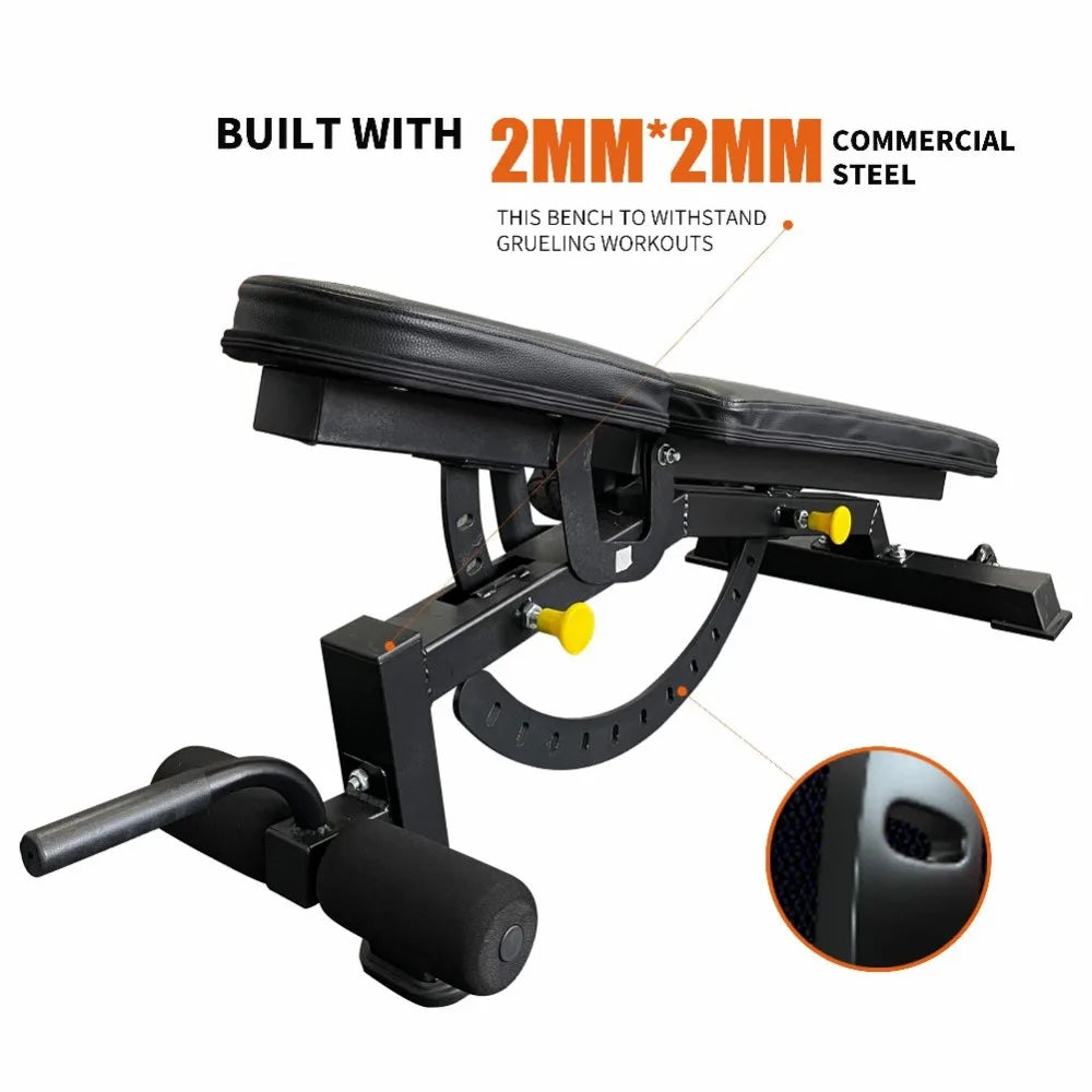 Foldable Adjustable Weight Bench – Full Body Strength Training