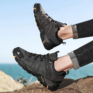 HIKEUP Men’s Non-Slip Breathable Hiking Shoes
