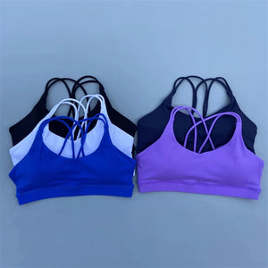 Women’s Solid Color High-Strength Sports Bra