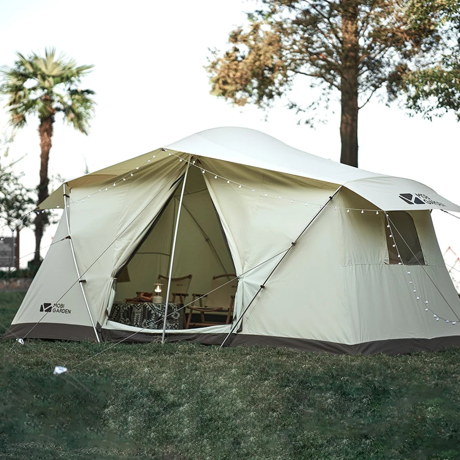Mobi Garden ERA205 Cotton Glamping Tent – 3-Person