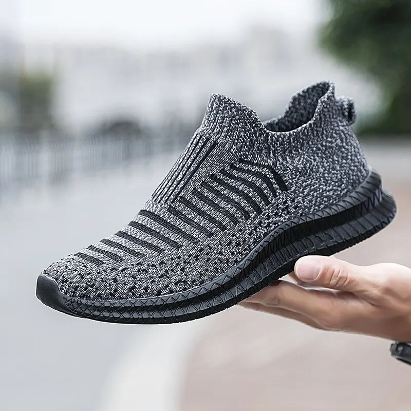 Men's Breathable Slip-On Running Sneakers